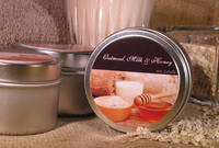 Natural Candle Pastries Travel Tins Label
