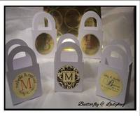 Gold Monogram Labels