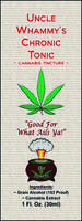 Uncle Whammy's Chronic Tonic Box Label