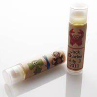 Sasha's Hand-Poured Lip Balm labels
