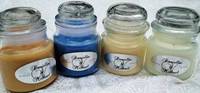 Silver Candle Jar Labels