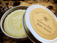 Tin Container Round Lid Labels Designed by The Bumble Bee Studio's BEE balm