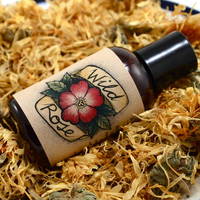 Brown Kraft Bottle Labels by Wild Rose Herbs