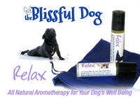 The Blissful Dog RELAX! Dog Aromatherapy Roll-On Container Labels