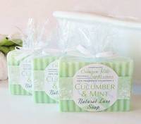 Crimson Hill Soaps & Scents Cucumber & Mint Soap Labels