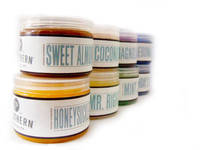 Wrap Around Jar Labels for Foaming Foot Scrub by SoHoFeet.com