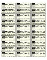 Work Nametag Label