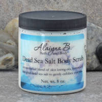 Jar Labels for Dead Sea Salt Body Scrub