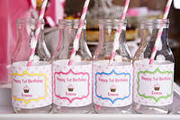 Custom Water Bottle Labels by Sweet Shoppe