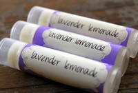 .15 oz Lip Balm Labels Lavender Lemonade Lip Balm by Orange Thyme