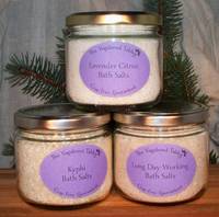 Purple Oval Labels for The Vagabond Tabby Bath Salts