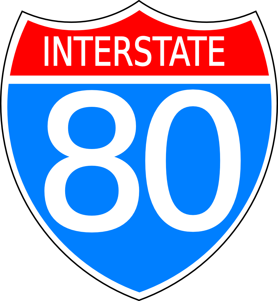 OnlineLabels Clip Art - Interstate Highway Sign
