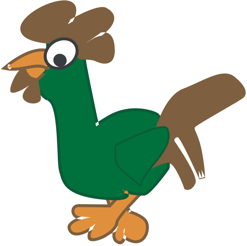 rooster crowing clipart free - photo #37