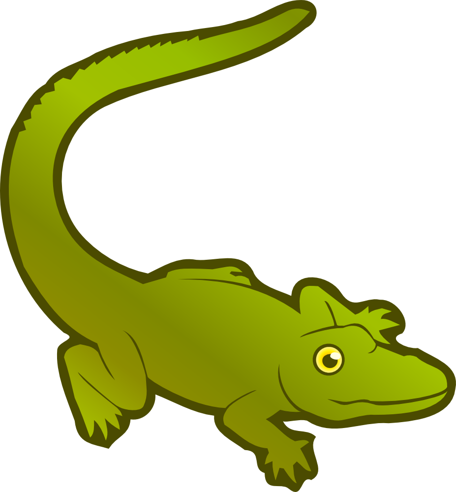 Onlinelabels Clip Art Alligator