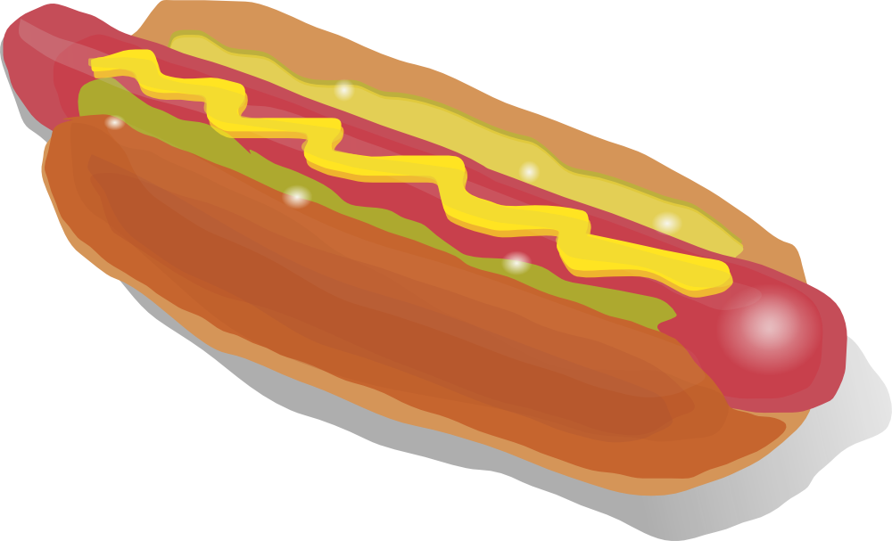 OnlineLabels Clip Art - Hot Dog