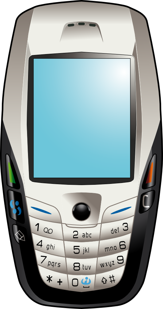 OnlineLabels Clip Art - Mobile Phone