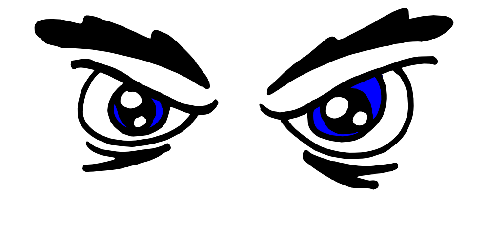 free clipart angry eyes - photo #5