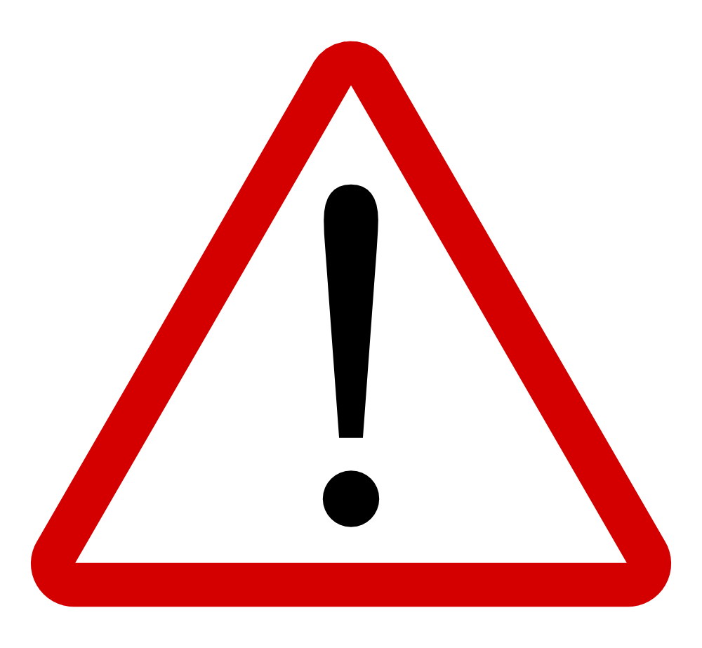 clip art warning signs - photo #48
