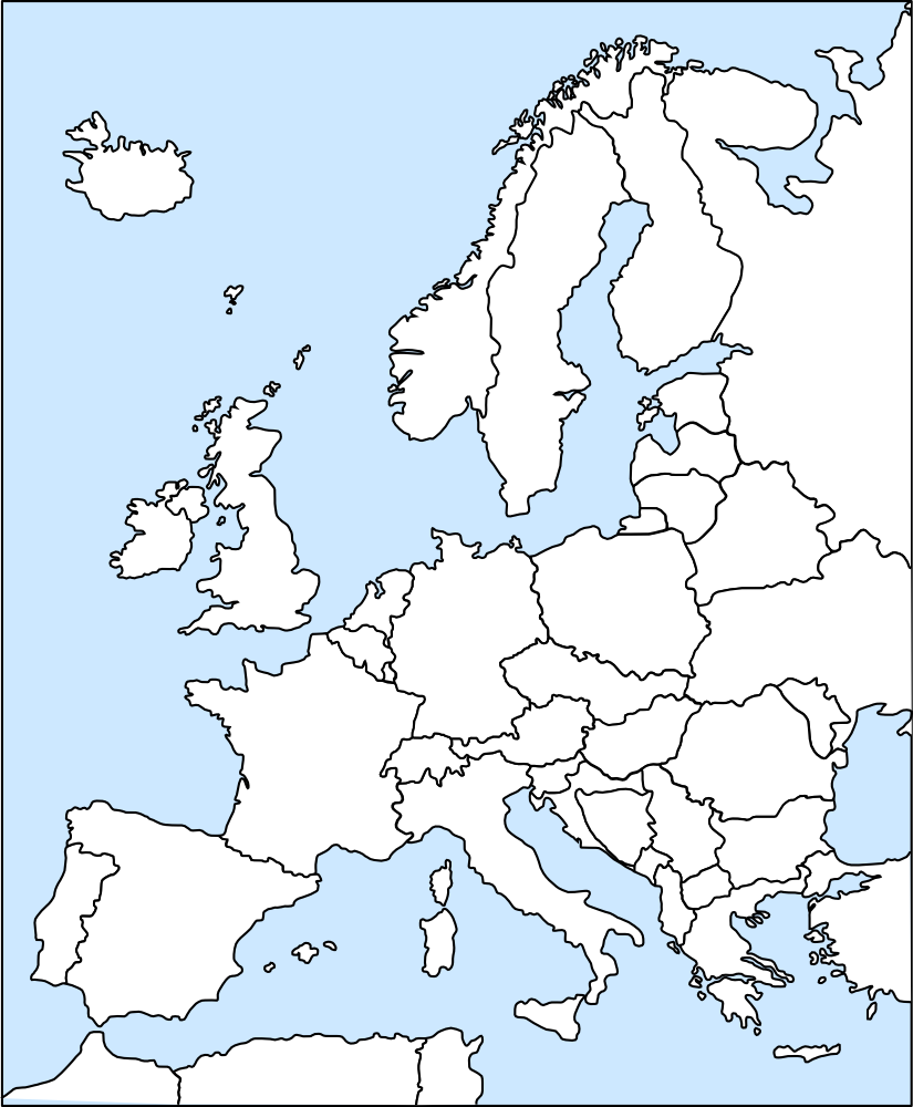 office clipart europe map - photo #36