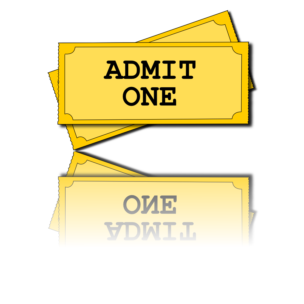 yellow ticket clipart - photo #30