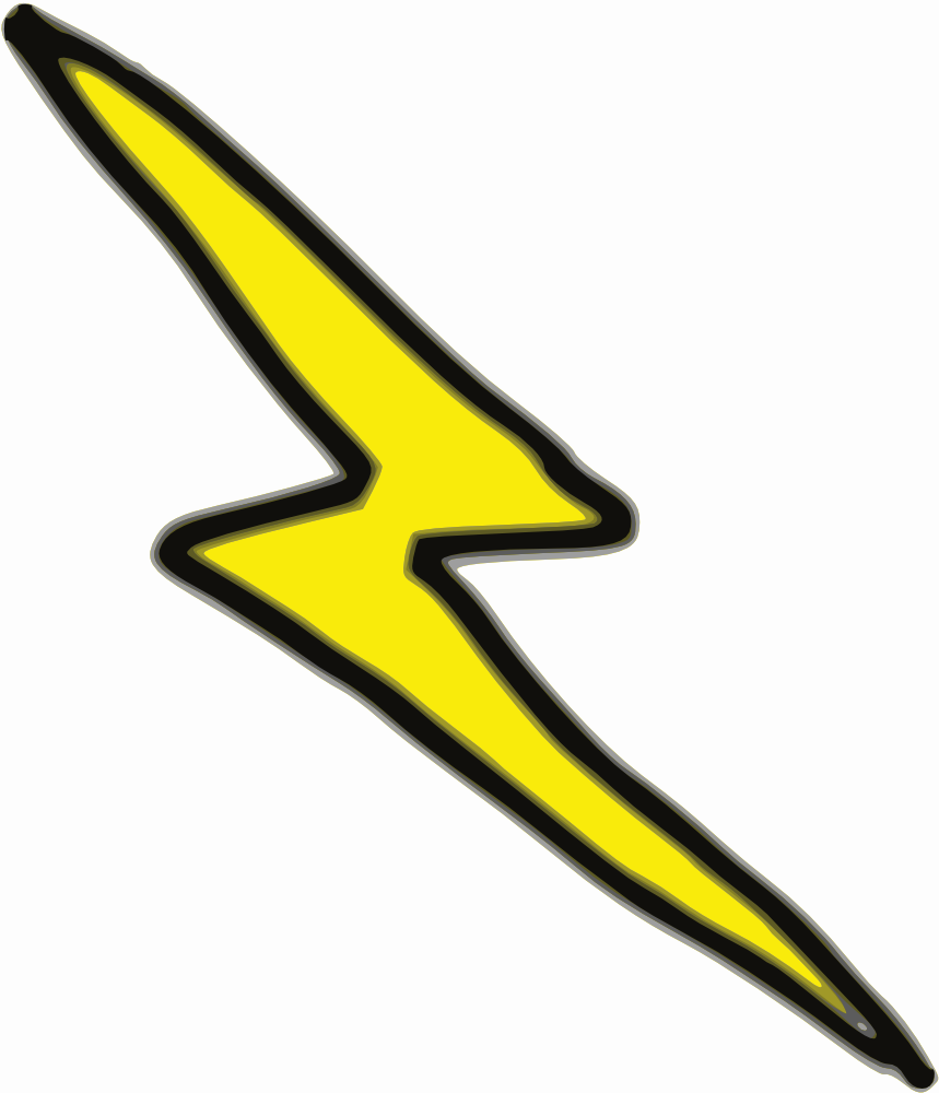 clipart lightning bolt - photo #46