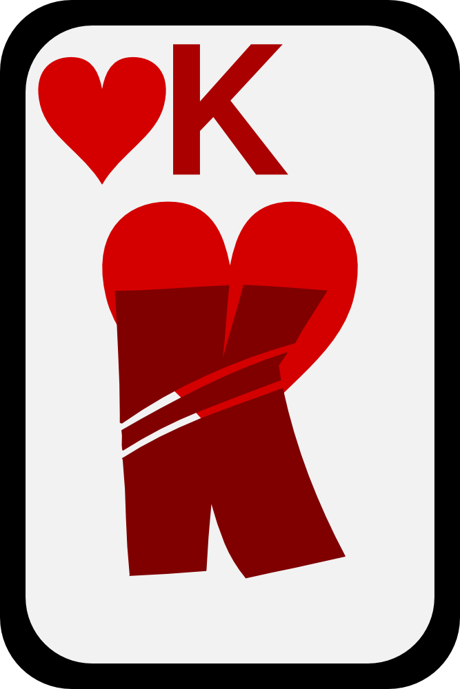 king and queen of hearts clip art - photo #18