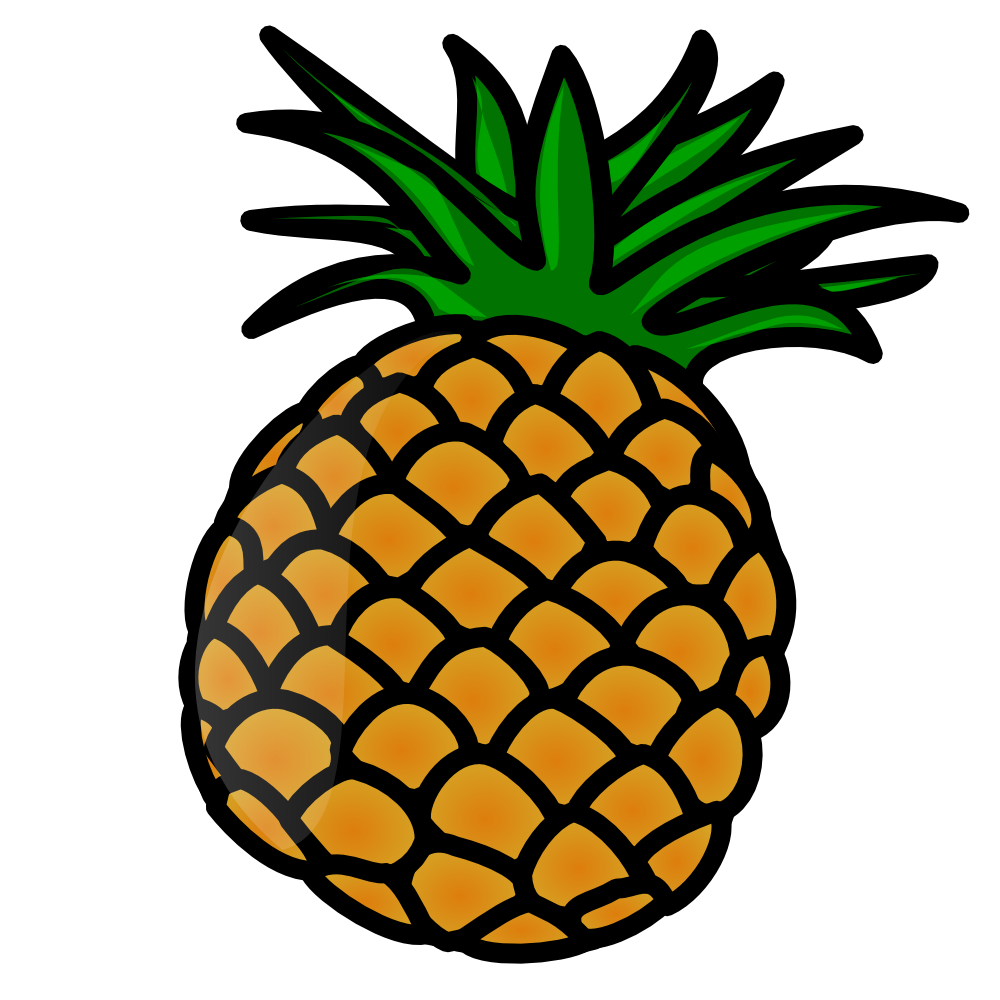 OnlineLabels Clip Art - Pineapple