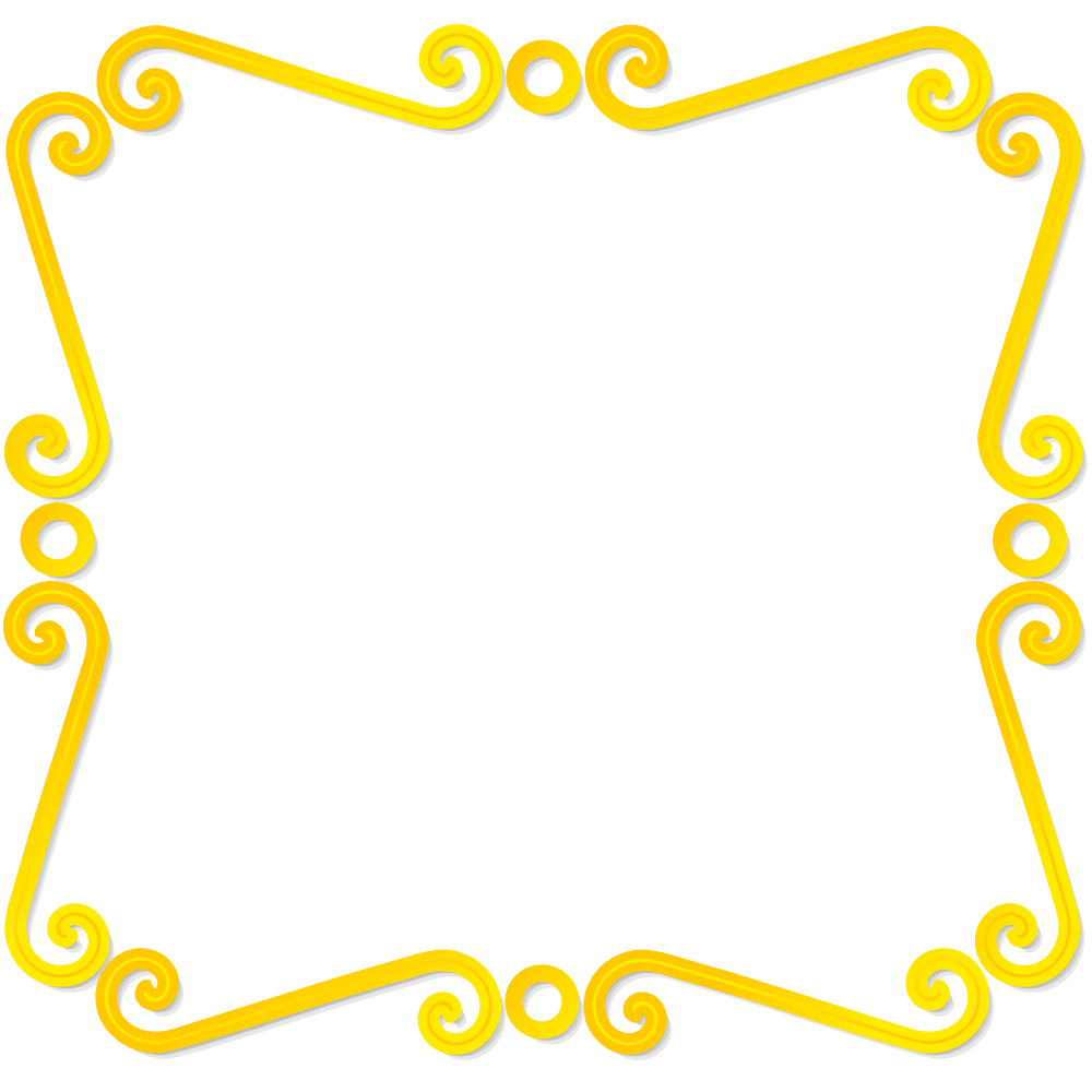 yellow frame clipart - photo #26