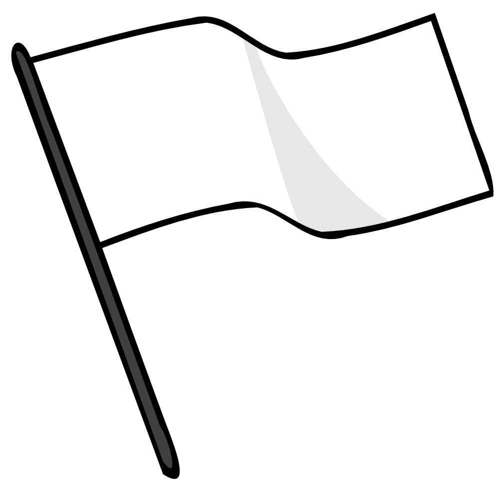 flag clipart black and white - photo #48