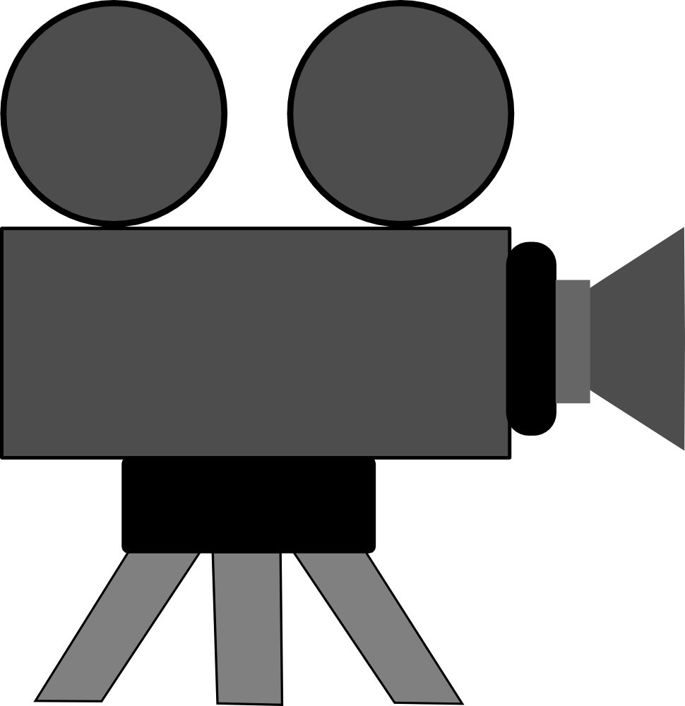 OnlineLabels Clip Art - Movie Camera