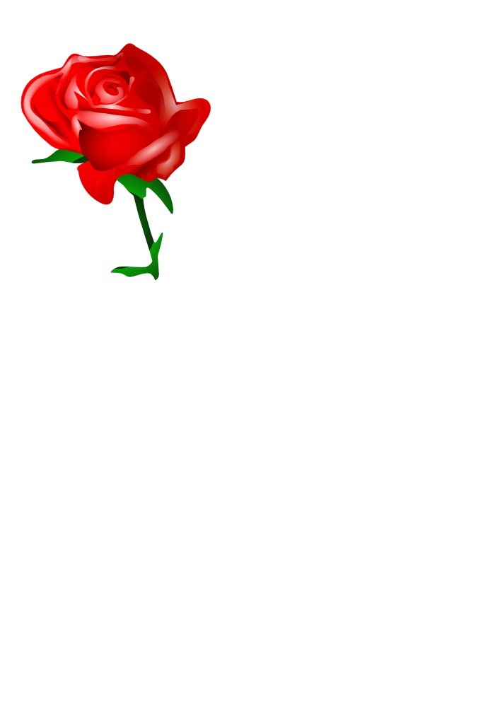clipart red roses free - photo #26