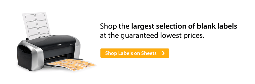 Shop the largest selection of blank labels at the guaranteed lowest prices