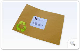 100% Recycled White Labels (RX)
