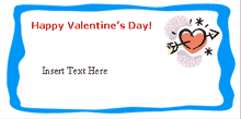 Valentine's Day Cupid Arrow Template