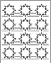 2.25" Starburst Stickers