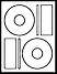 4.65" CD (Memorex ®) ** CD Labels