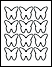 OL 258 - 2.29" x 2.1094" Butterfly Labels