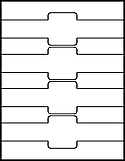 OL1030 8.5" x 2.25"  Labels