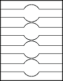 OL1103 8.5" x 2.375"  Labels