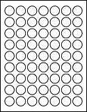 OL1276 1" Starburst Starburst Labels