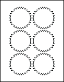 OL1277 3" Starburst Starburst Labels