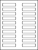 OL1475 3.0" x 0.625"  Labels