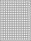 OL2050 0.5" x 0.5" Small Square Labels