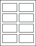 OL3072 3.5" x 2" Business Card Size  Labels