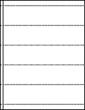 OL367- 8.25" x 2" Blank Label Template
