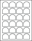 OL451- 1.65" x 1.5" Blank Label Template