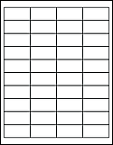 OL5125 2" x 1"  Labels