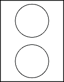 OL5475 4.5" Circle  Labels