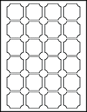 OL751- 1.625" x 1.625" Blank Label Template