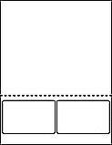 OL828- 4" x 2.5" Blank Label Template
